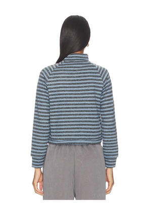 LIONESS Bloom Knit Jacket in Baby Blue. Size XXS. Also in XS, S, M, L.