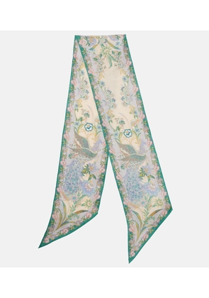 Zimmermann Floral silk scarf