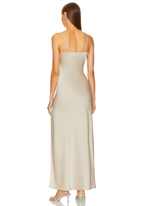 Song of Style Aniston Maxi Dress in Beige. Size S. Also in XL.