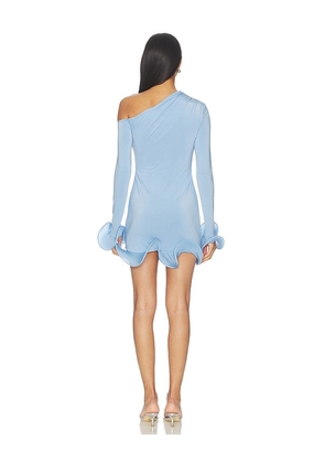 NBD Meher Mini Dress in Blue. Size XXS. Also in S, M.