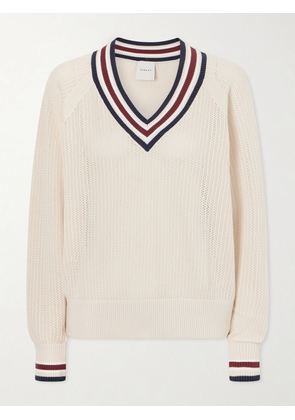 Varley - Open-knit Cotton Sweater - Neutrals - xx small,x small,small,medium,large,x large