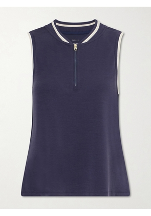 Varley - Inga Jersey Tank Top - Blue - xx small,x small,small,medium,large,x large