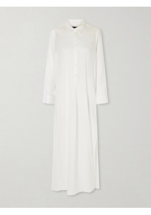 Nili Lotan - Mina Cotton-voile Midi Dress - Neutrals - x small,small,medium,large,x large