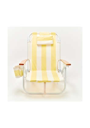 Sunnylife Deluxe Beach Chair in Yellow.
