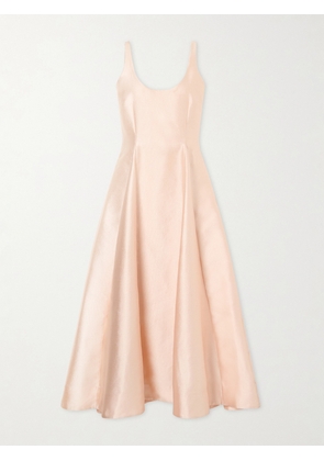 BERNADETTE - Charles Paneled Pebble-crepe Midi Dress - Pink - FR 32,FR 34,FR 36,FR 38,FR 40,FR 42,FR 44,FR 46