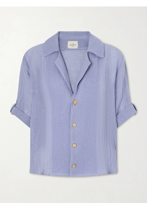 Le Kasha - Minqar Linen Shirt - Blue - One size