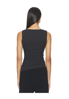 PAIGE Reggie Top in Black. Size L. Also in XS, XL.