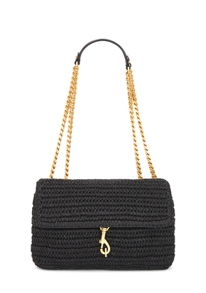Rebecca Minkoff Edie Medium Crossbody in Black.