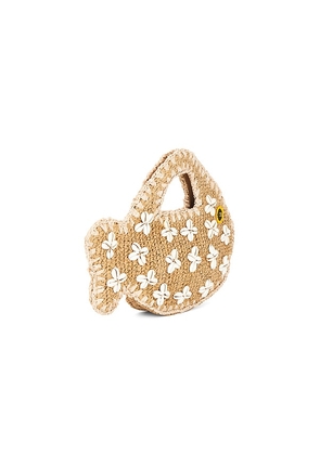 SIMONMILLER Puka Fish Bag in Neutral.