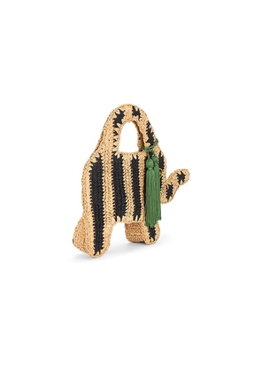 SIMONMILLER Elephant Bag in Black,Neutral.