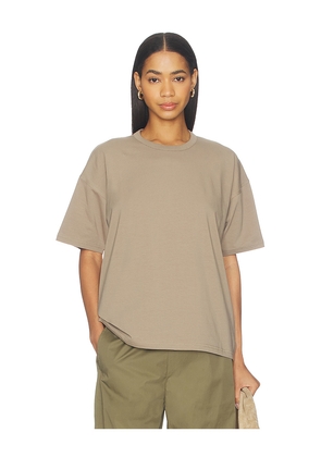Sold Out NYC The Oversized Tee in Taupe. Size XS. Also in S, M, L.