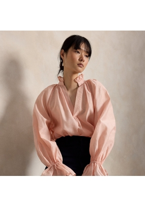 Cotton-Silk Organdy Shirt