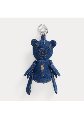 Polo Bear Denim Bag Charm