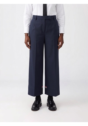 Pants THOM BROWNE Woman color Blue