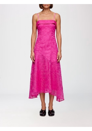 Dress GANNI Woman color Raspberry