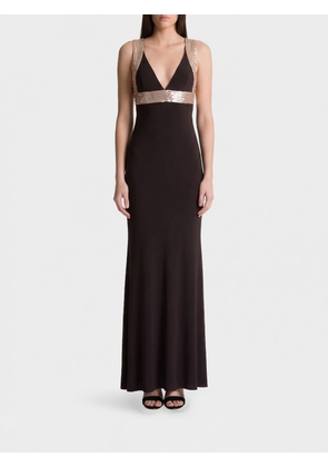 Dress ALBERTA FERRETTI Woman color Brown