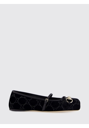 Ballet Flat GUCCI Woman color Black
