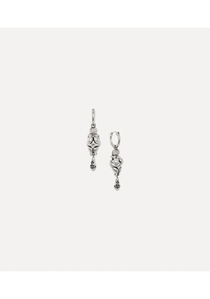 Vivienne Westwood Venus Small Earrings Antique-platinum Antique-platinum Women