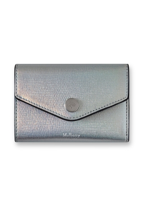 Mulberry Women's Leather Folded Multi-Card Wallet Silver