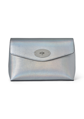 Mulberry Women's Leather Darley Cosmetic Pouch Silver