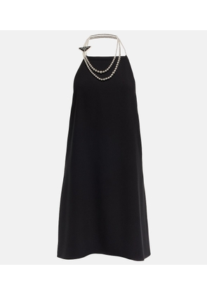 Prada Embellisehd cady minidress