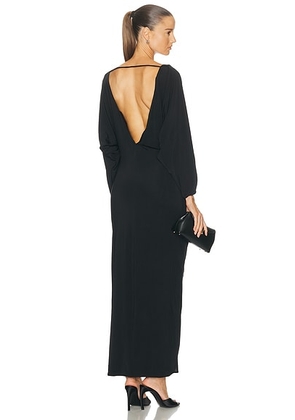 Vix Swimwear X Rosie Huntington-Whiteley Nina Long Dress in Black - Black. Size XS (also in S, M, L).