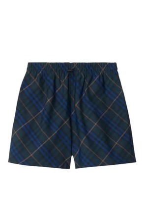 Burberry Check Printed EKD Shorts