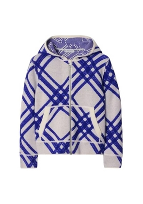Burberry Kids Gerard Check Wool Hoodie