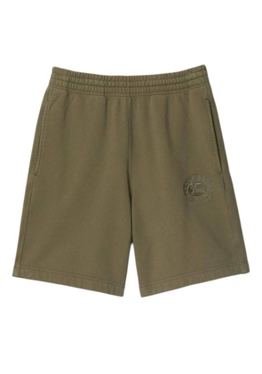 Burberry EKD Embroidered Cotton Shorts