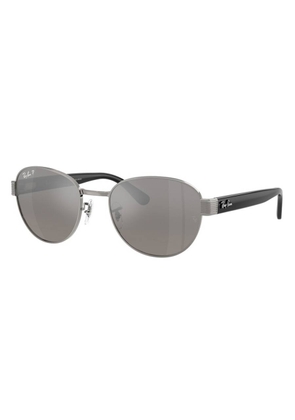 Ray Ban Mirror Silver Polarized Square Unisex Sunglasses RB3766CH 004/5J 54