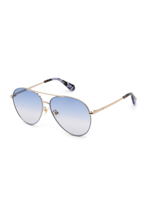 Kate Spade Ladies Blue Pilot Sunglasses CAROLANE/F/S0KY2DG61