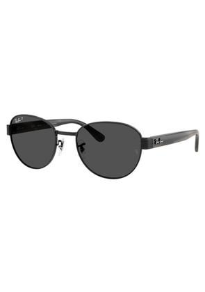Ray Ban Dark Grey Polarized Square Unisex Sunglasses RB3766CH 002/K8 56