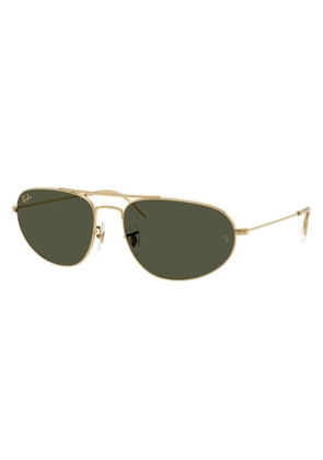 Ray Ban Explorer IV Green Irregular Unisex Sunglasses RB3945 919631 62