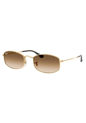 Ray Ban Clear Gradient Brown Irregular Unisex Sunglasses RB3832 001/51 55