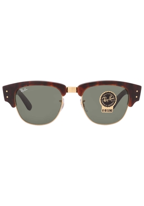 Ray Ban Mega Clubmaster Green Square Unisex Sunglasses RB0316S 990/31 53