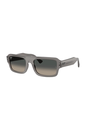Ray Ban FLACKO BIO BASED Grey Gradient Pilot Unisex Sunglasses RB4454F 680571 53