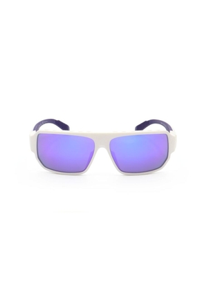 Adidas Mens White Rectangular Sunglasses SP0038-21Z-2