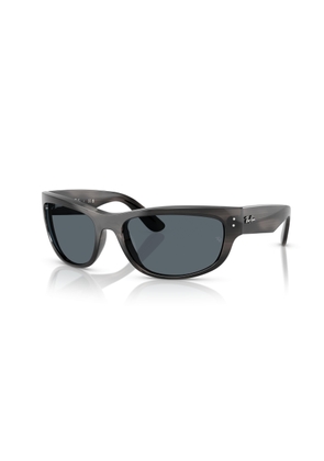Ray Ban Mega Balorama Blue Rectangular Unisex Sunglasses RB2289 1404R5 60
