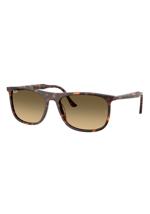Ray Ban Brown Gradient Rectangular Unisex Sunglasses RB2216 14290A 58