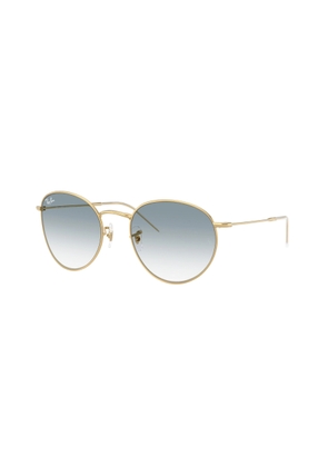 Ray Ban Round Reverse Blue Clear Gradient Unisex Sunglasses RBR0103S 001/79 53