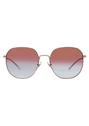 Ray Ban Violet Gradient Irregular Unisex Sunglasses RB3680D 9202I8 60