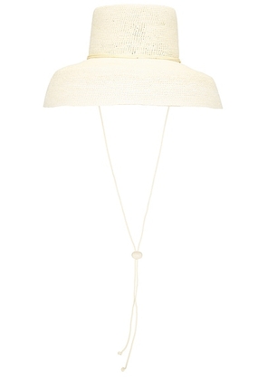 Johanna Ortiz Fierce Muse Hat in Ecru - Cream. Size L (also in ).