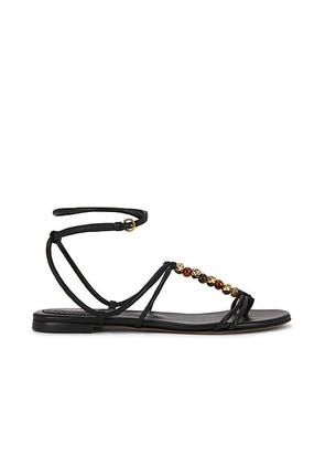 Isabel Marant Yctoria Sandal in Black - Black. Size 40 (also in 36, 38, 39).