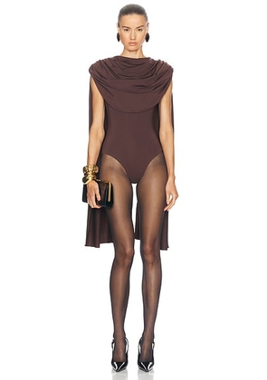Maygel Coronel Burano Bodysuit in Brown - Brown. Size all.