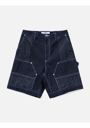 Patchwork Double Knee Shorts Rinse