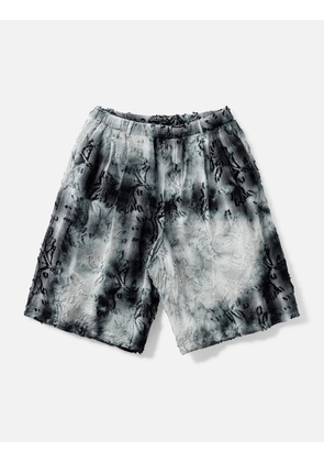 Tie-Dye Check Short Pants