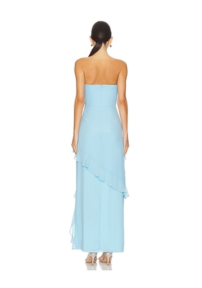Amanda Uprichard Magnolia Dress in Baby Blue. Size M. Also in S, L, XL.