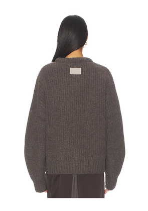 Aya Muse Crewneck Sweater in Grey. Size XXS. Also in XS, S, M, L.