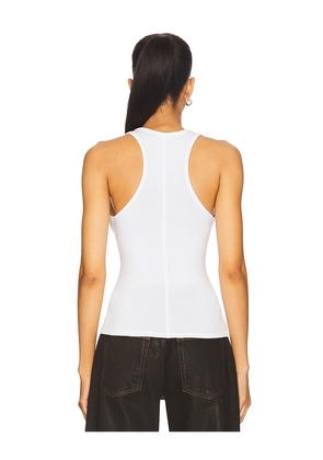 EB Denim Lucy Racerback Tank in White. Size XS. Also in L.