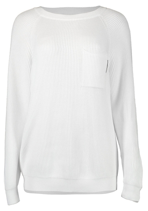 Brunello Cucinelli White Cotton Sweatshirt - M